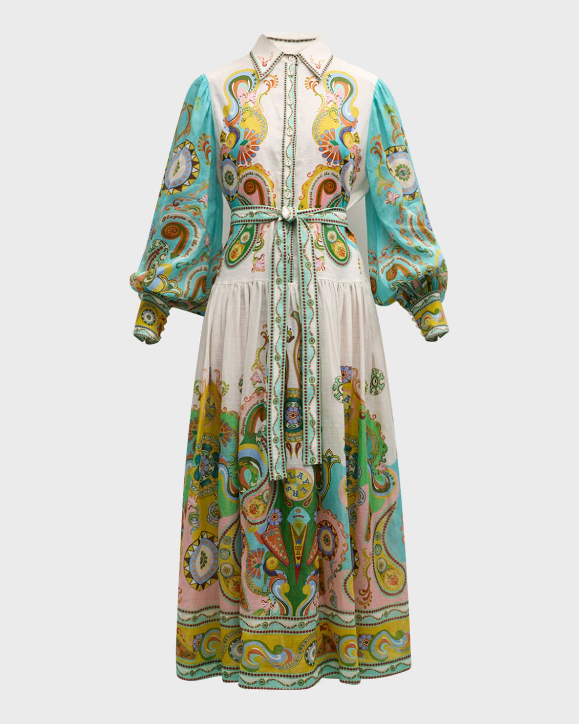 Kayla™ - Balloon Sleeve Midi Dress