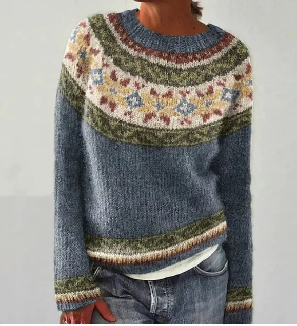 MOYRA- COZY FAIR ISLE SWEATER