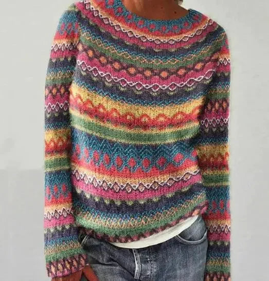 MOYRA- COZY FAIR ISLE SWEATER
